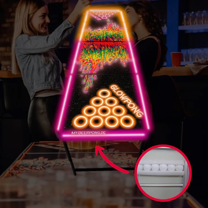 Space Lava BeerPong Tisch LED