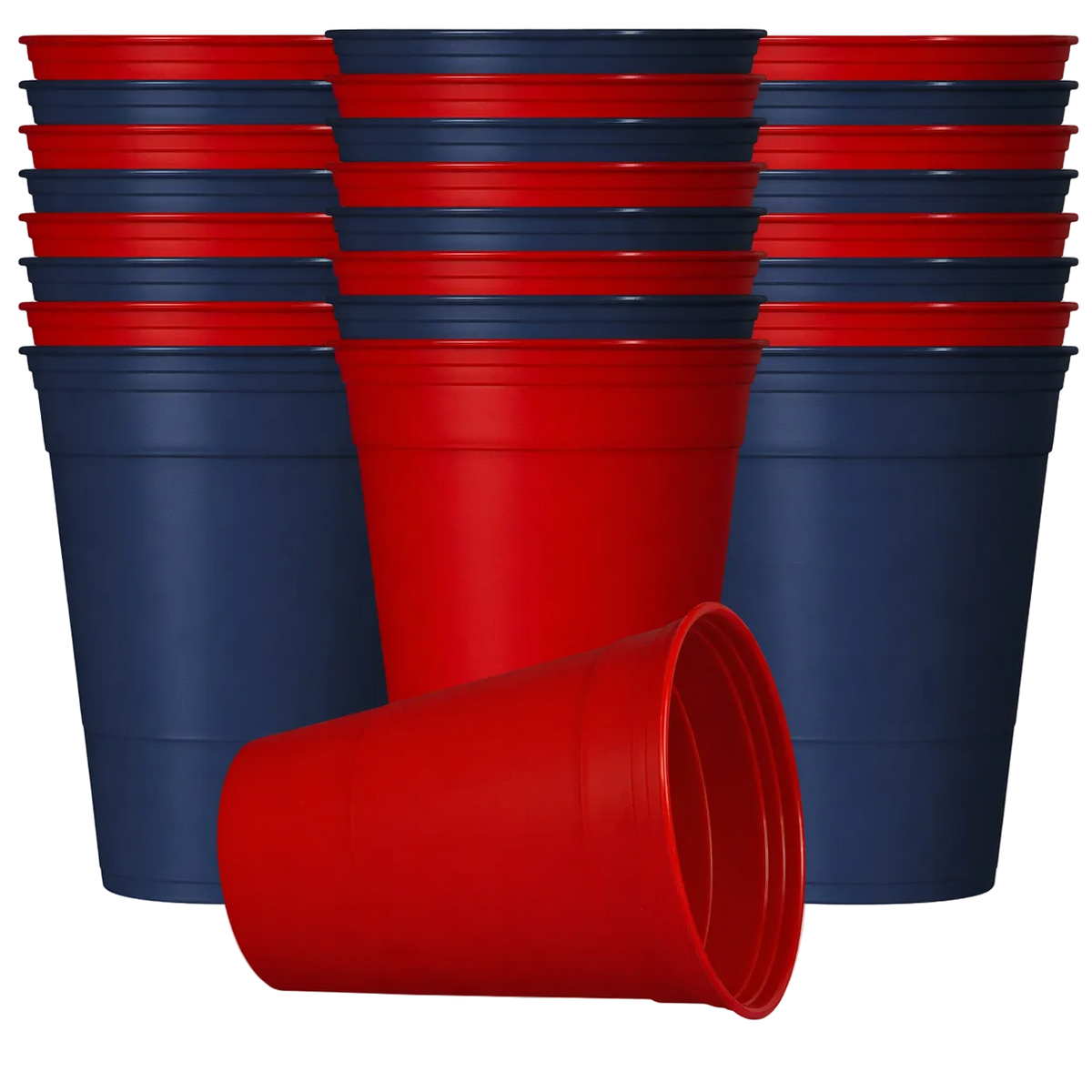 Beer Pong Mehrwegbecher Set (22x inkl. 3 Bällen)