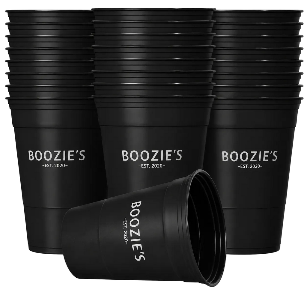 BOOZIE'S® Beer Pong Mehrwegbecher Set (22x inkl. 3 Bällen)