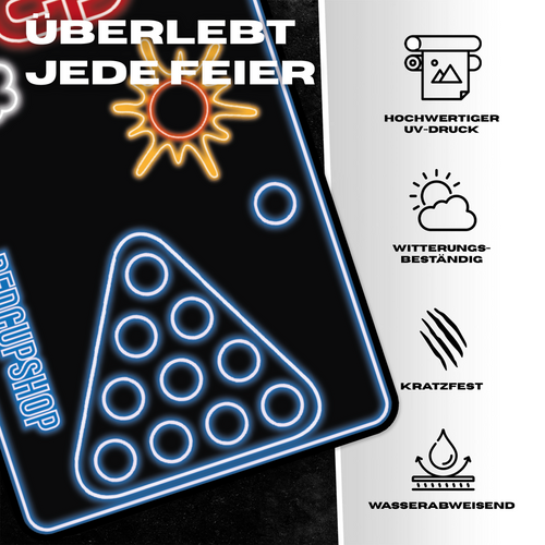 Beer Pong Tisch "LED"